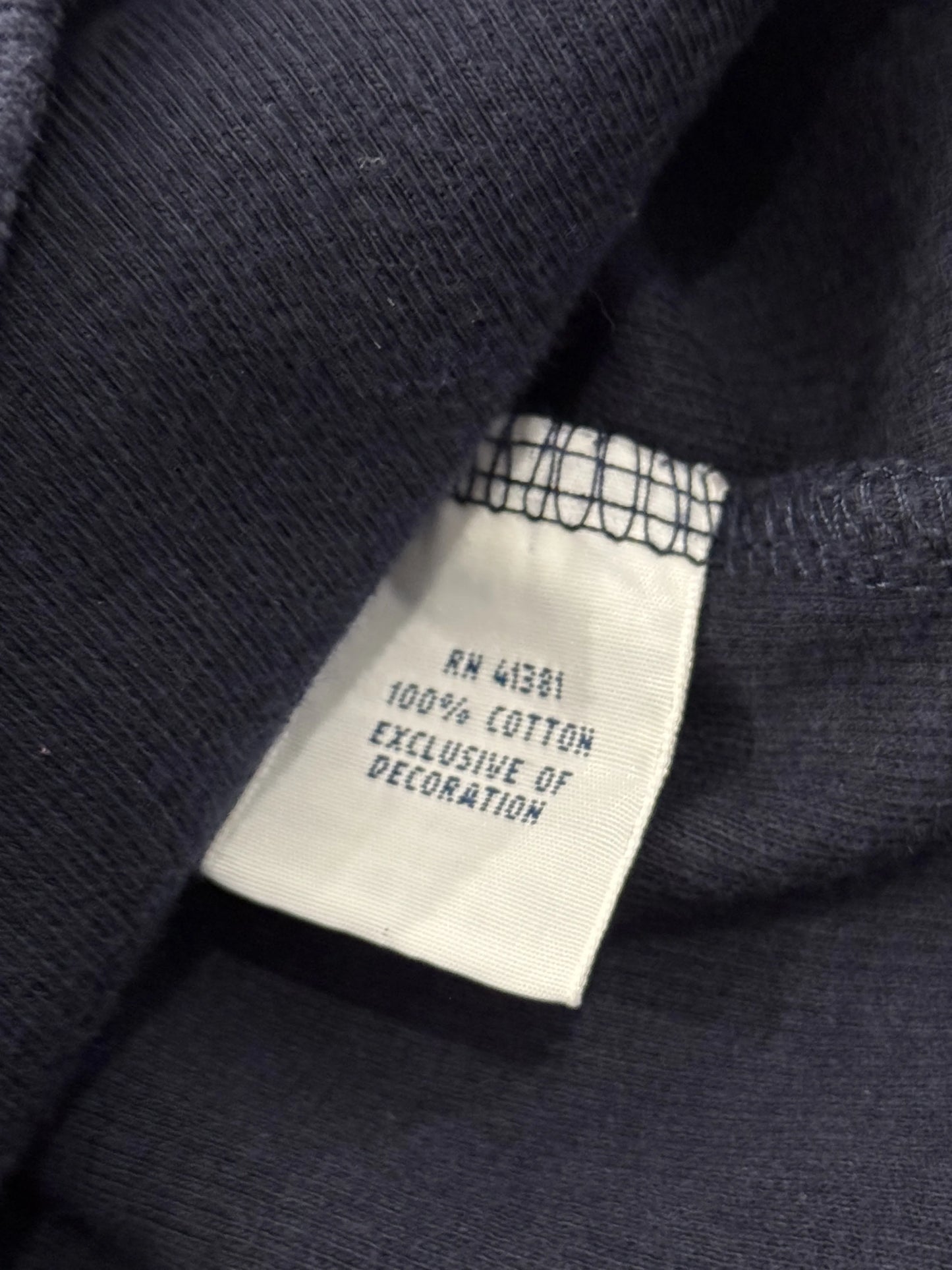 Felpa Half-Zip Polo Ralph Lauren Navy – Pony Rosso – Zip con Linguetta in Pelle – Taglia M