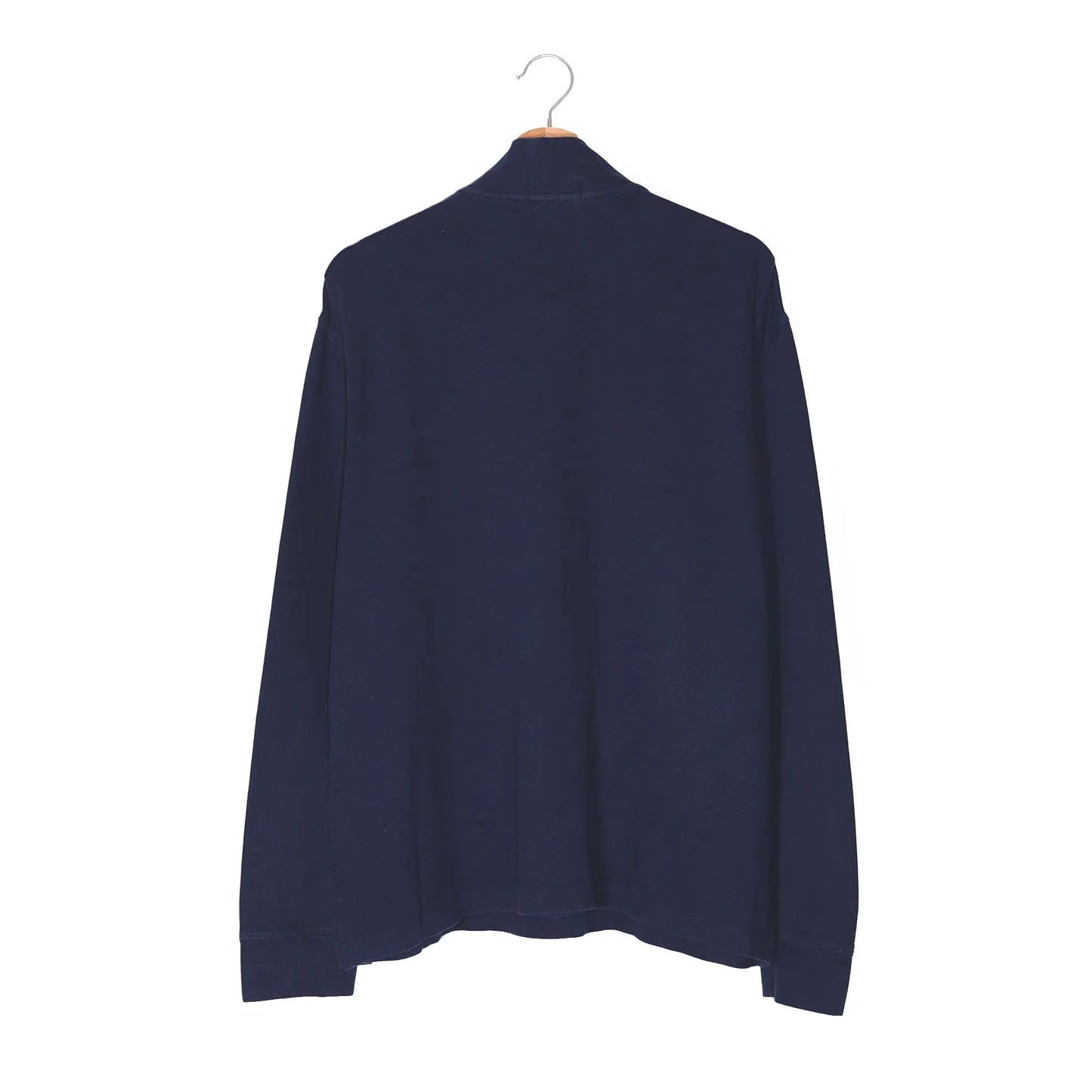 Felpa Half-Zip Polo Ralph Lauren Estate Rib Navy – Pony Rosso – Cursore POLO Inciso – Taglia L