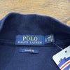Felpa Half-Zip Polo Ralph Lauren Estate Rib Navy – Pony Rosso – Cursore POLO Inciso – Taglia L