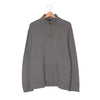 Felpa Half-Zip Polo Ralph Lauren Grigio Melange – Pony Cuoio – Tono su Tono – Taglia L