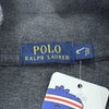 Felpa Half-Zip Polo Ralph Lauren Grigio Antracite – Pony Rosso – Zip in Pelle – Taglia L