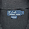 Felpa Half-Zip Polo by Ralph Lauren Vintage Nero – Pony Blu – Tessuto Waffle – Taglia M