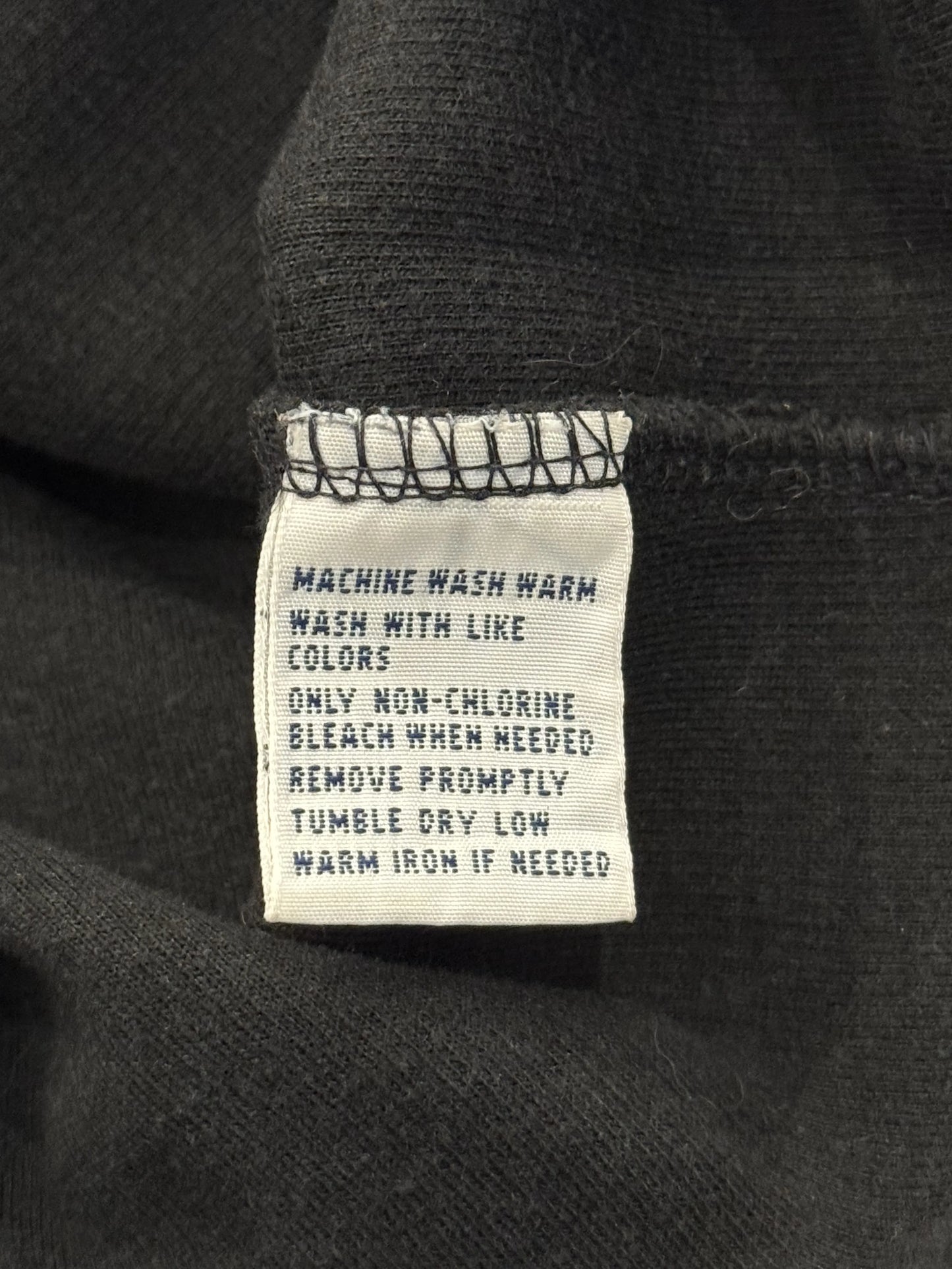 Felpa Half-Zip Polo by Ralph Lauren Vintage Nero – Pony Blu – Tessuto Waffle – Taglia M