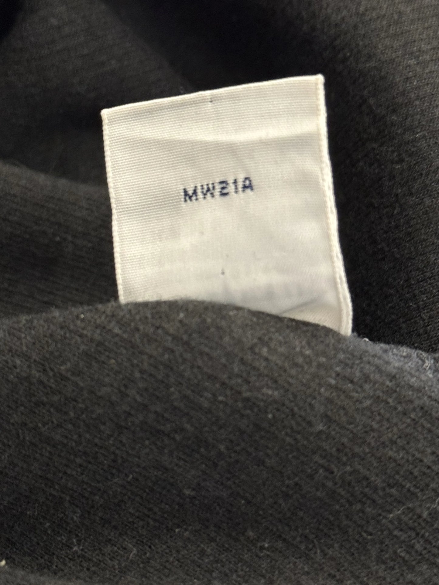 Felpa Half-Zip Polo by Ralph Lauren Vintage Nero – Pony Blu – Tessuto Waffle – Taglia M