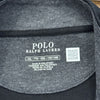 Felpa Half-Zip Polo Ralph Lauren Nero – Pony Grigio Tono su Tono – XXL