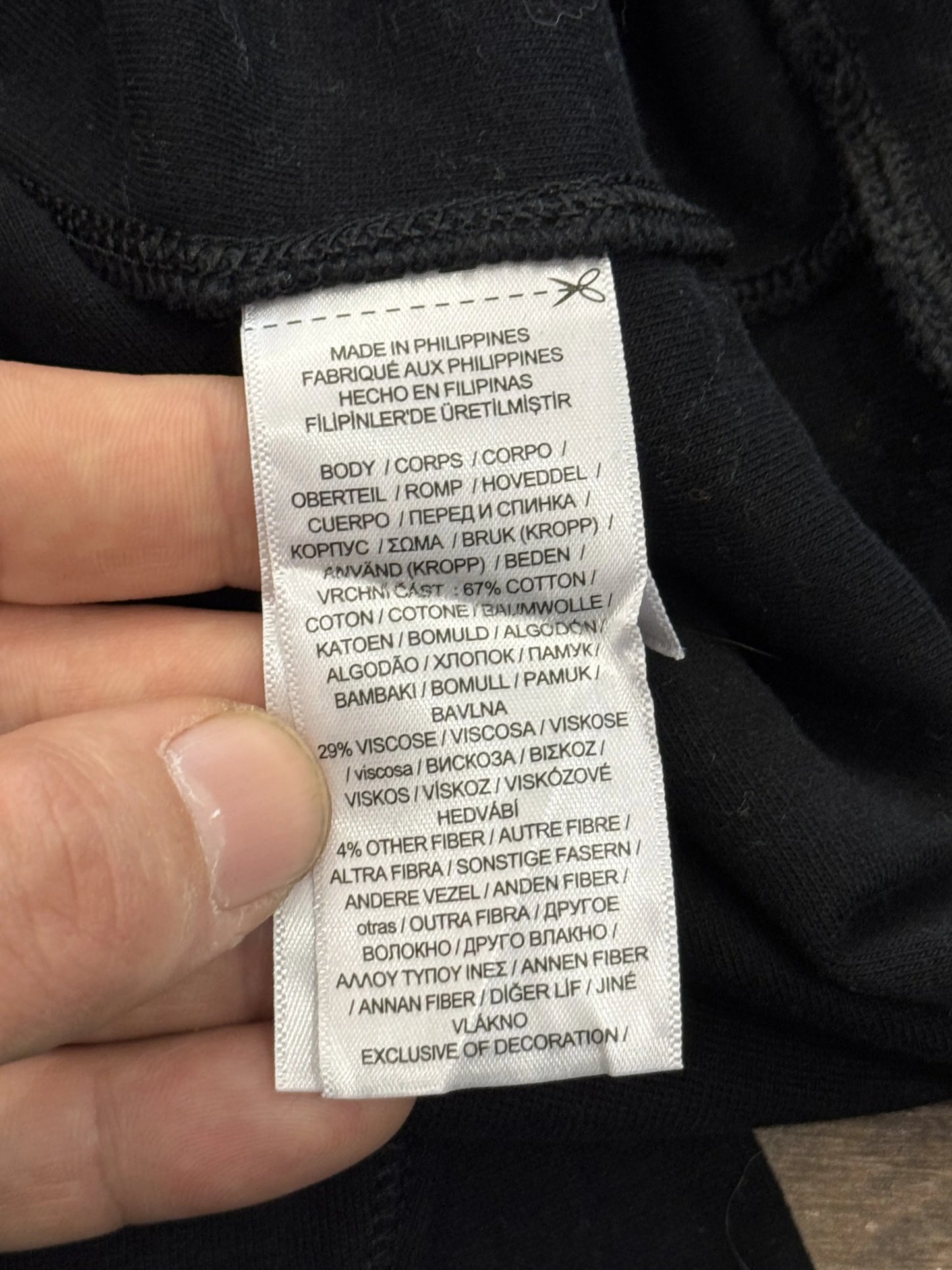 Felpa Half-Zip Polo Ralph Lauren Nero – Pony Grigio Tono su Tono – XXL