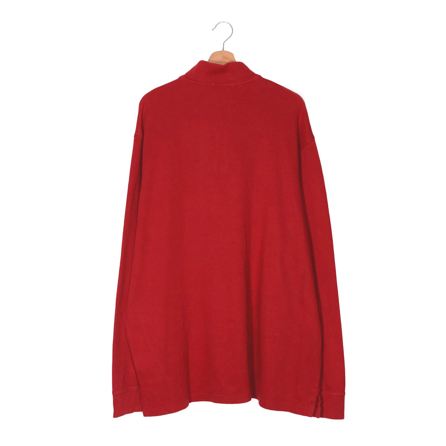 Felpa Half-Zip Polo Ralph Lauren Estate Rib Rosso – Pony Multicolor – XXL