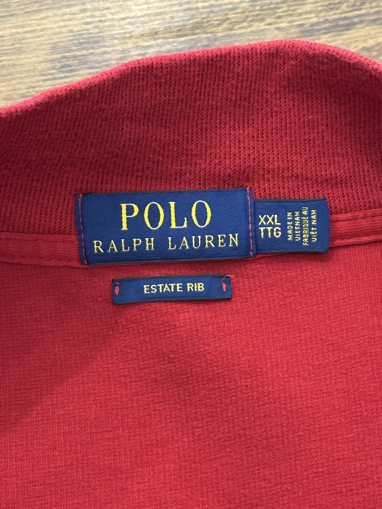 Felpa Half-Zip Polo Ralph Lauren Estate Rib Rosso – Pony Multicolor – XXL