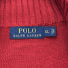 Felpa Half-Zip Polo Ralph Lauren Rosso Knit – Pony Navy – XL