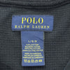 T-Shirt Polo Ralph Lauren Manica Lunga Nera Waffle – Polo Bear – L
