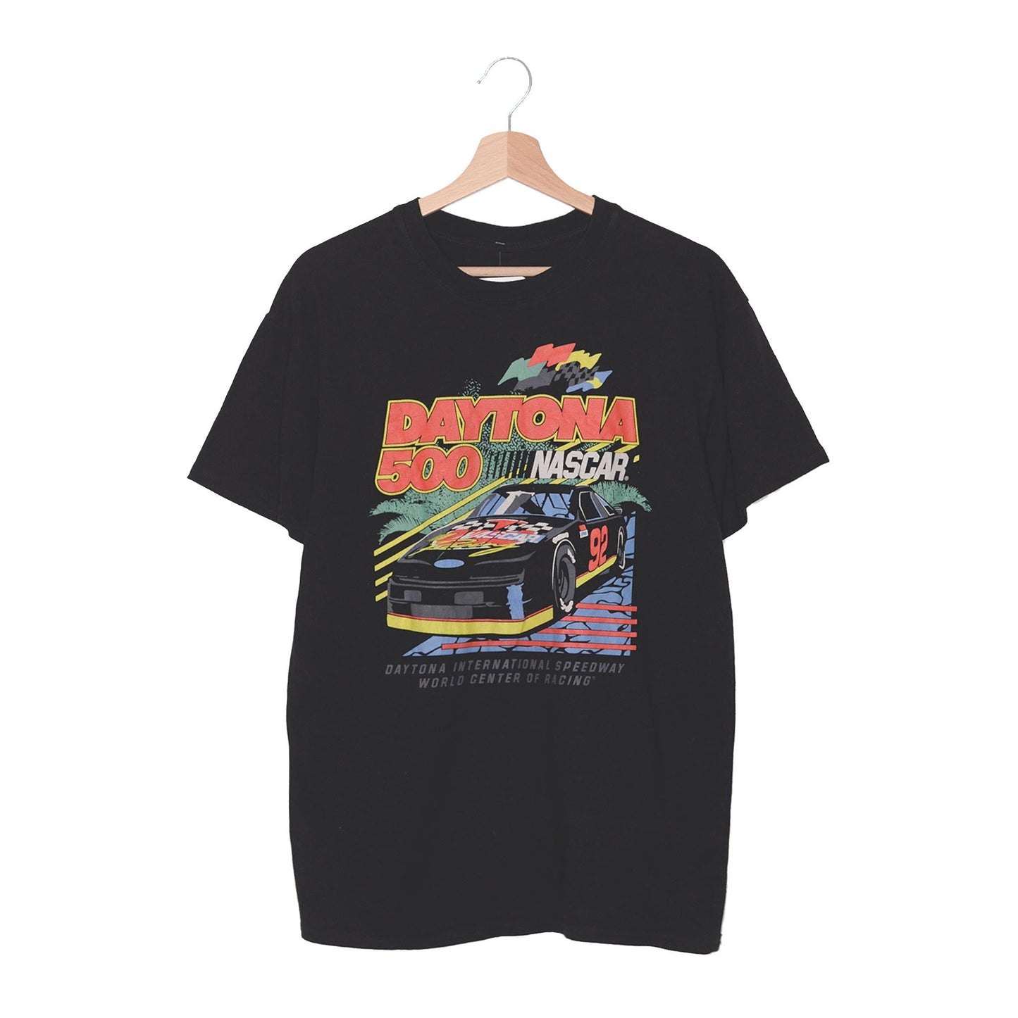 NASCAR Daytona 500 T-Shirt Nera Vintage Racing Graphic – M