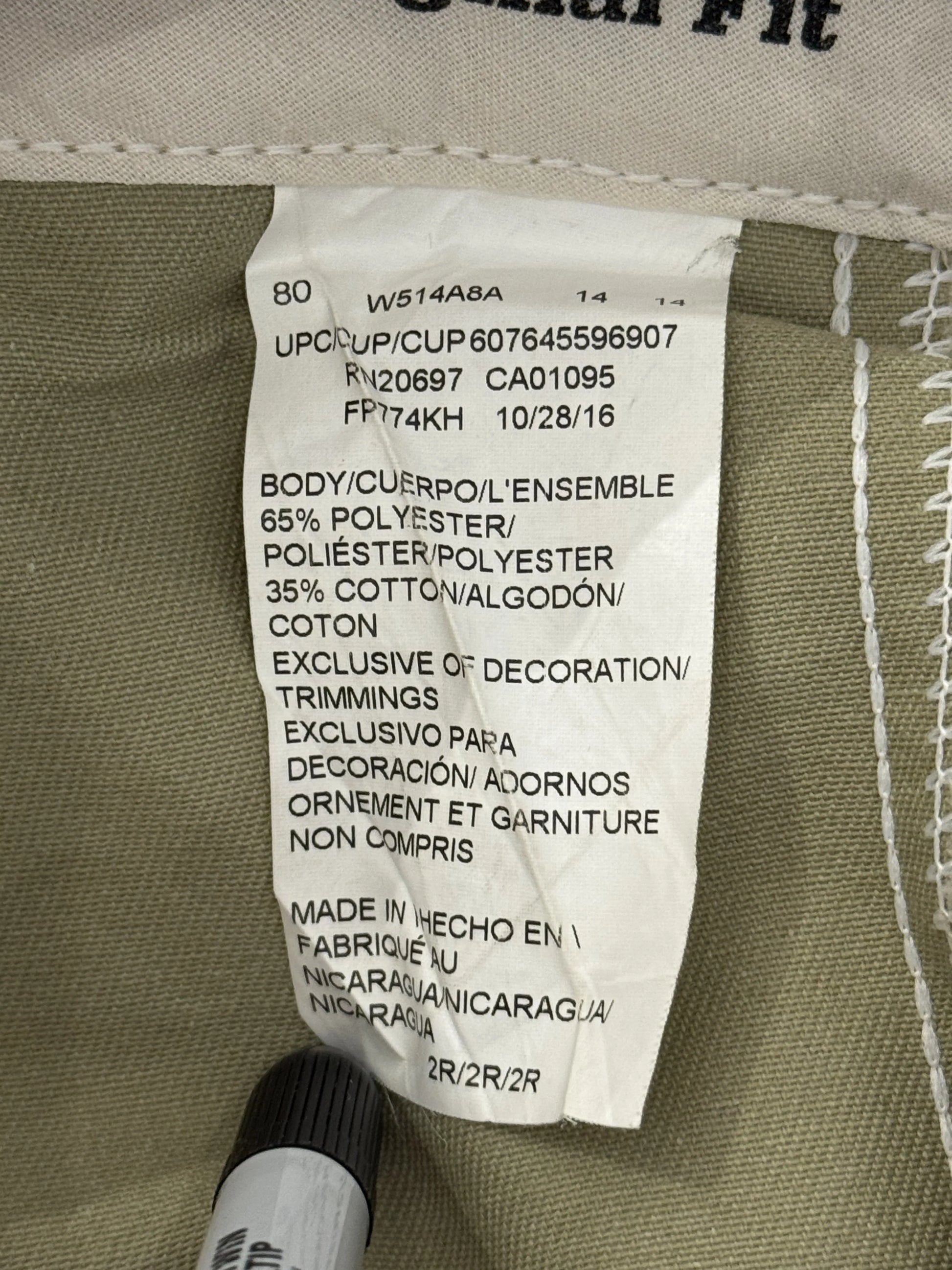 Dickies 774 Women's Original Fit Khaki Workwear Chino – IT38 3
