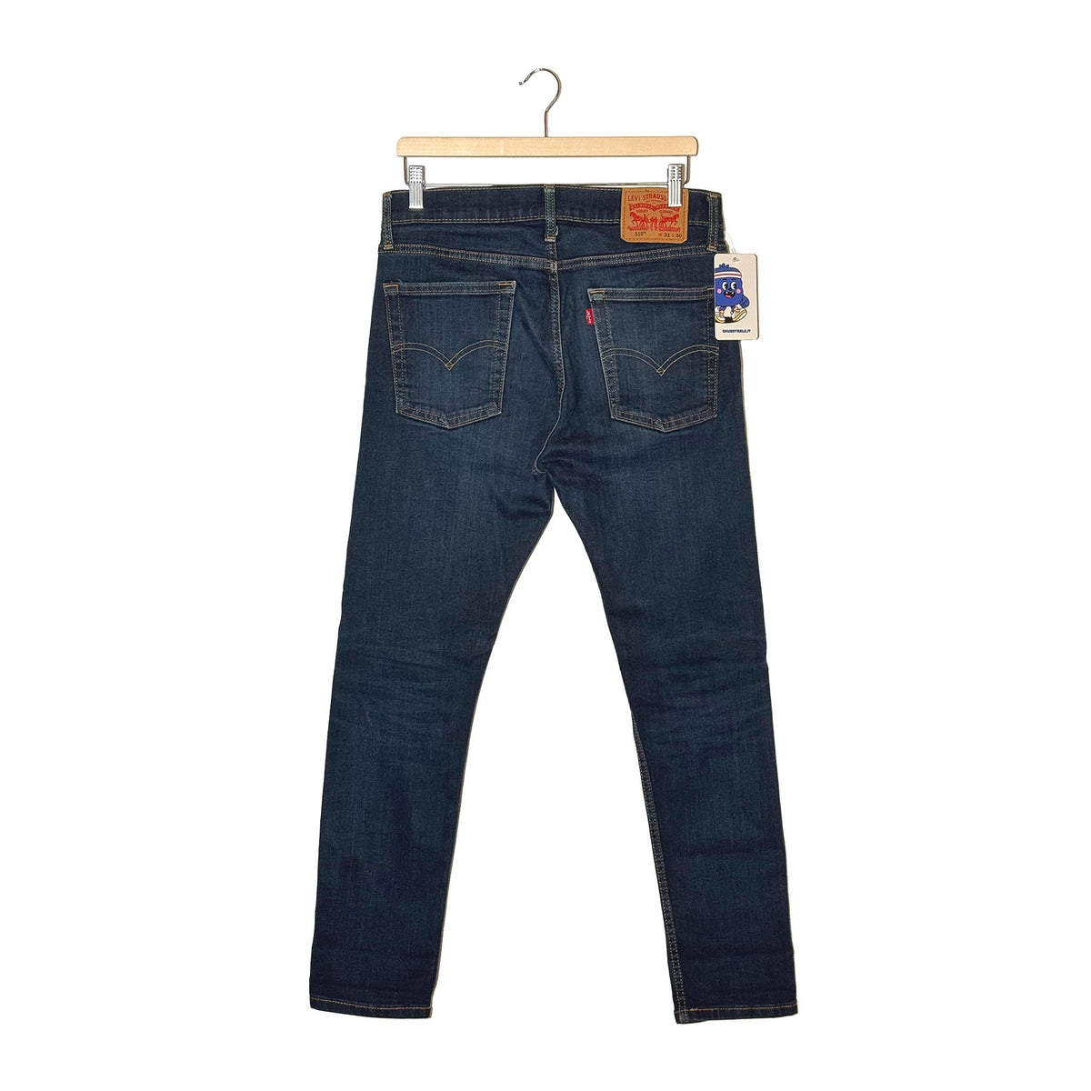 Levi's 510 Skinny Jeans Blu Scuro Made in Bangladesh W31
