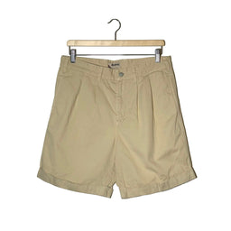 Bermuda Chino Cachi a Pinces Risvolto Vintage IT48