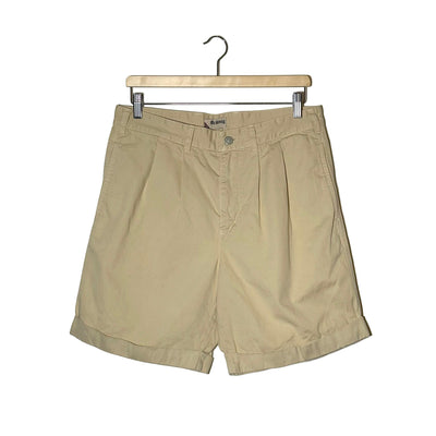 Bermuda Chino Cachi a Pinces Risvolto Vintage IT48