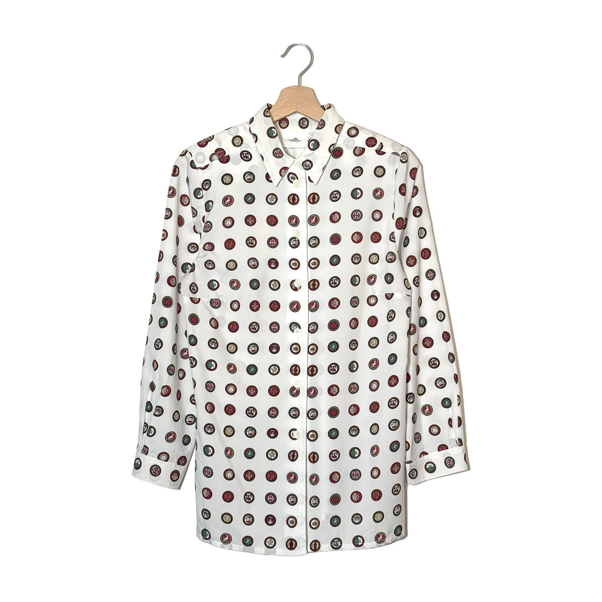 Camicia Lady Arrow Fantasia Stemmi Medievali Bianca M