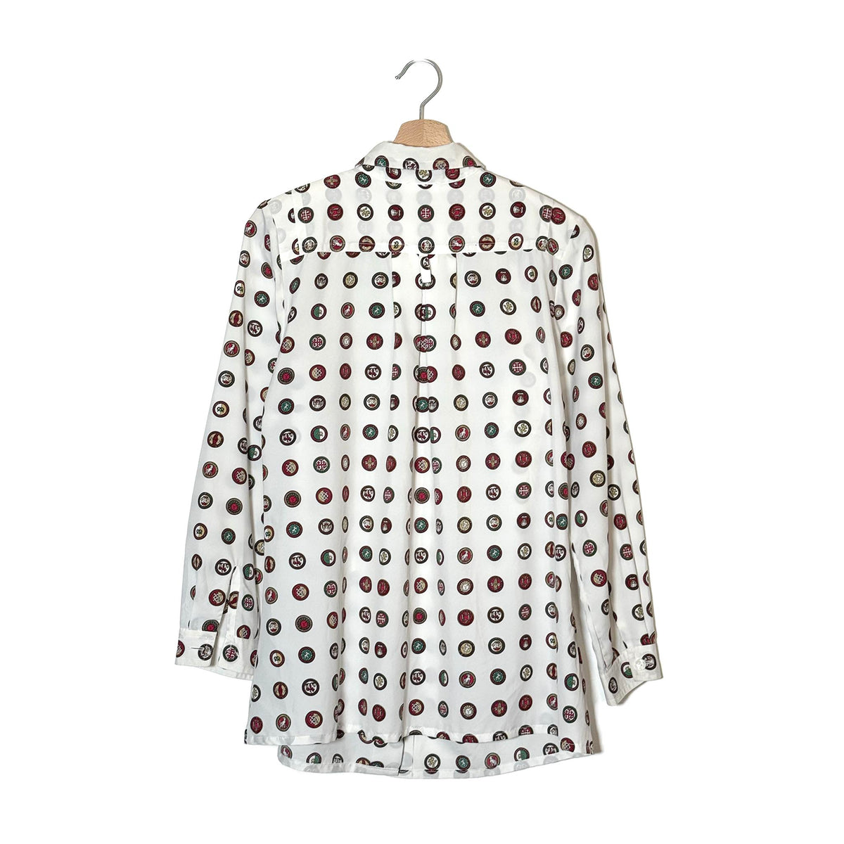 Camicia Lady Arrow Fantasia Stemmi Medievali Bianca M