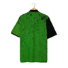 Camicia Batik Bicolor Verde e Nero Motivi Solari Cotone – S 2