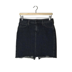 Lee Mid Skirt Gonna Jeans Nera Denim Stretch