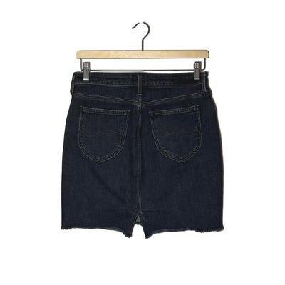 Lee Mid Skirt Gonna Jeans Nera Denim Stretch