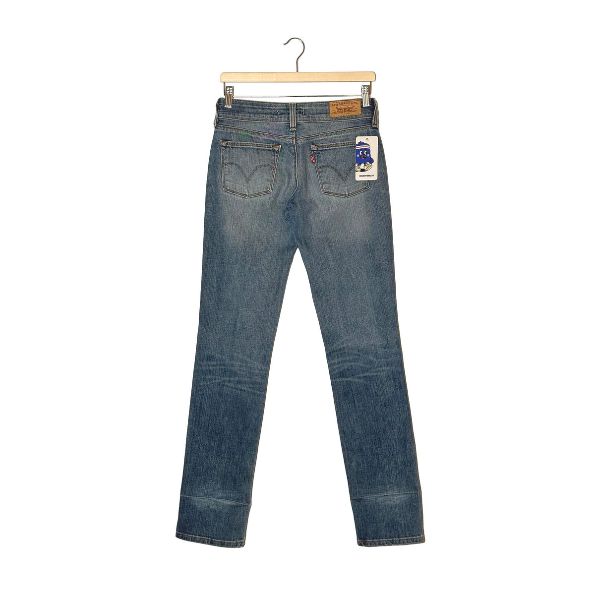 Levi's 571 Slim Fit Jeans Blu Made in Turkey W28 L34
