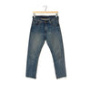 Levi's 505 C Jeans Blu Crop Orlo Sfrangiato Made in Mexico 26x30