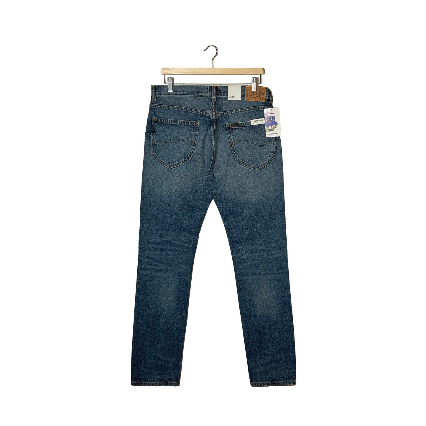 Lee Rider Jeans Slim Denim Blu Scuro Deadstock W34