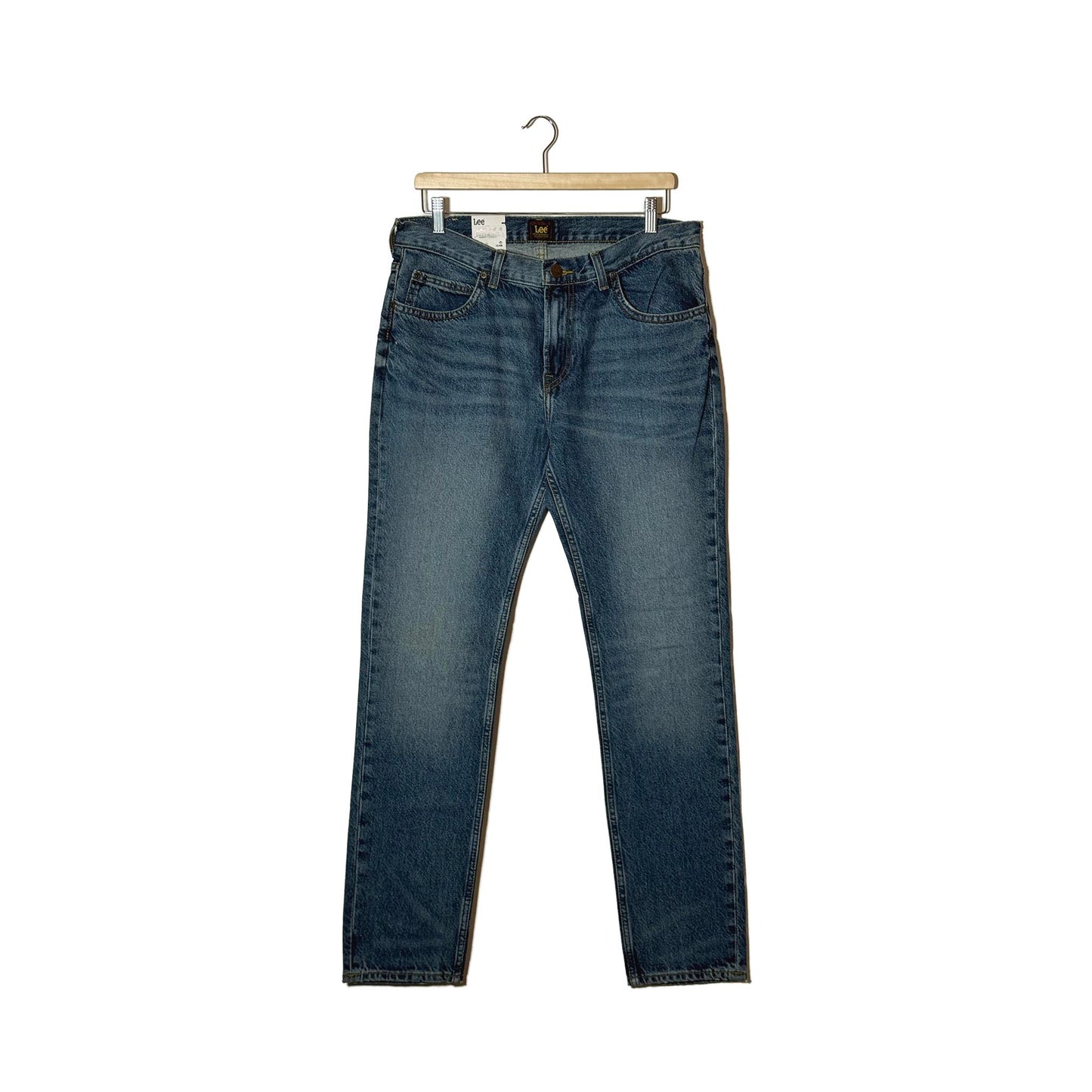 Lee Rider Jeans Slim Denim Blu Scuro Deadstock W34