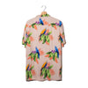 Camicia Aloha Beige Pappagalli Ara Tropicali Rayon – M