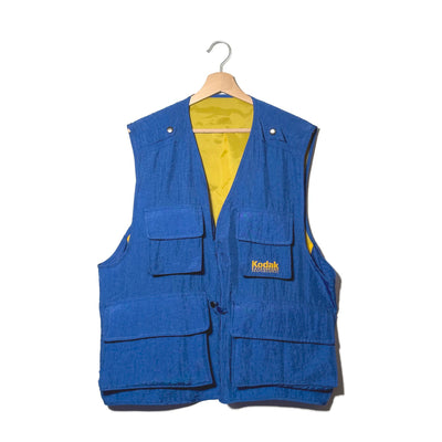 Kodak Ektachrome Professional Vest Fotografico Blu Nylon - M