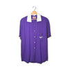 Camicia Bowling Vintage UNIFORM Viola Wonderbowl – L