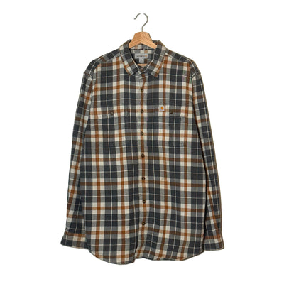 Carhartt Camicia Flanella Quadri Original Fit L Tall
